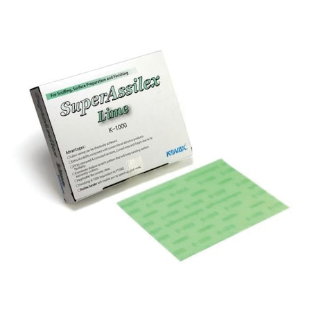 Eagle Abrasives Super Assilex Sheets- Lime>10005, 25PK 191-2507